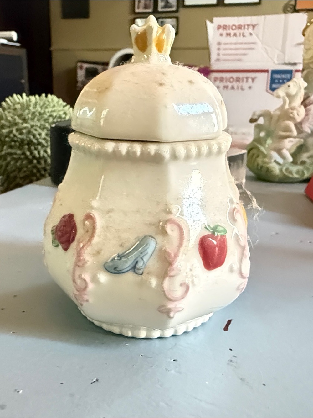 Disney Princess Pink and White Porcelain Play Tea Set - Picture 8 of 9